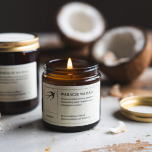 Jaskółka Świeca Sojowa Wakacje na Bali 120 ml